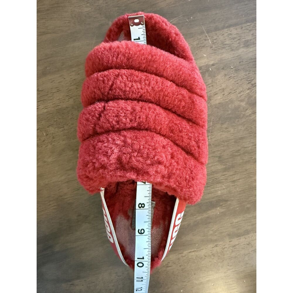 Ugg Fluff Yeah Slides Women’s Size 10 Ribbon Red … - image 8